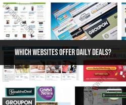 Daily Deals Unveiled: Top Websites for Bargain Hunters