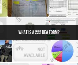 DEA Form 222: An Overview of Controlled Substance Ordering