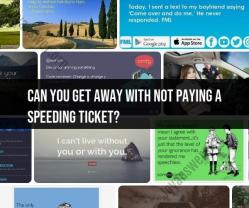 Dealing with Unpaid Speeding Tickets: Legal Consequences