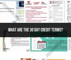 Deciphering 30-Day Credit Terms: What You Need to Know - Finance