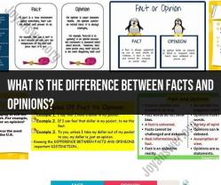 Deciphering Facts and Opinions: Unveiling the Difference