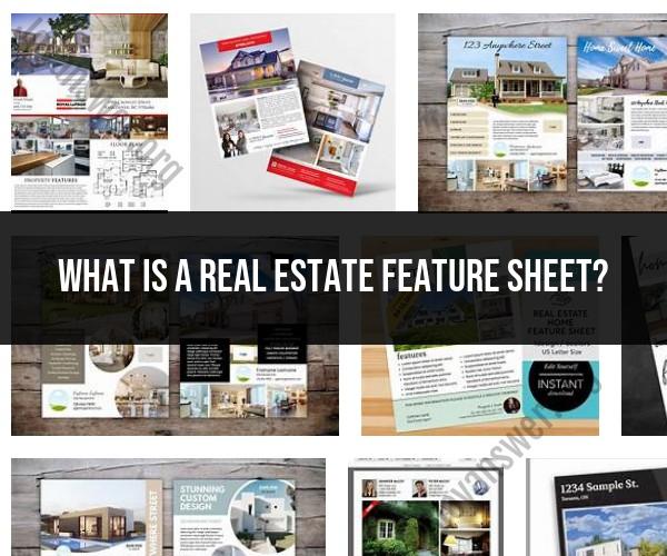 Deciphering Real Estate Feature Sheets