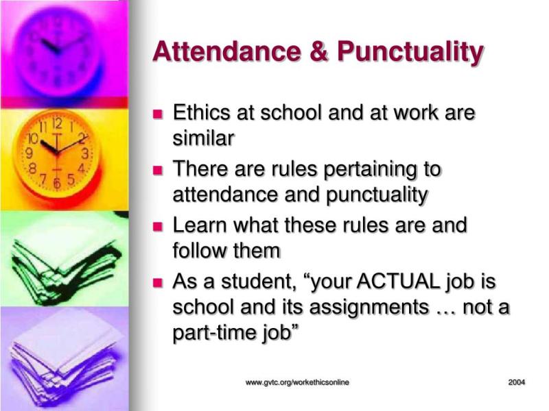 Decoding Attendance and Punctuality: Key Concepts Unveiled