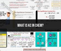 Decoding KC in Chemistry: Equilibrium Constant Insights