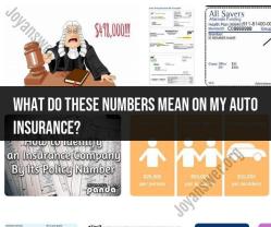 Decoding Numbers on Your Auto Insurance: Policy Details