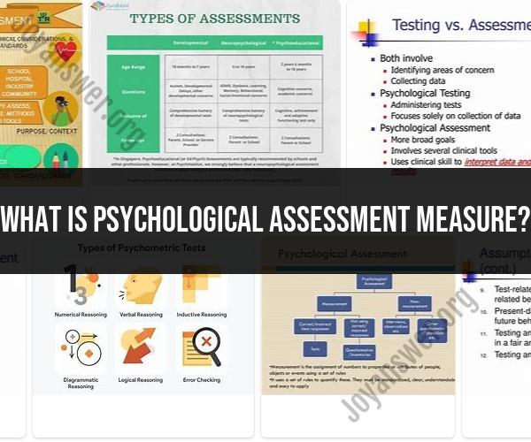 Decoding Psychological Assessment Measures: A Comprehensive Overview