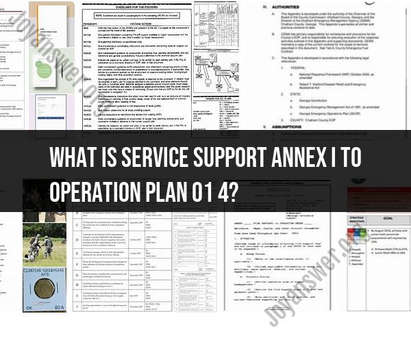 Decoding Service Support Annex I: Understanding Operation Plan 01 4