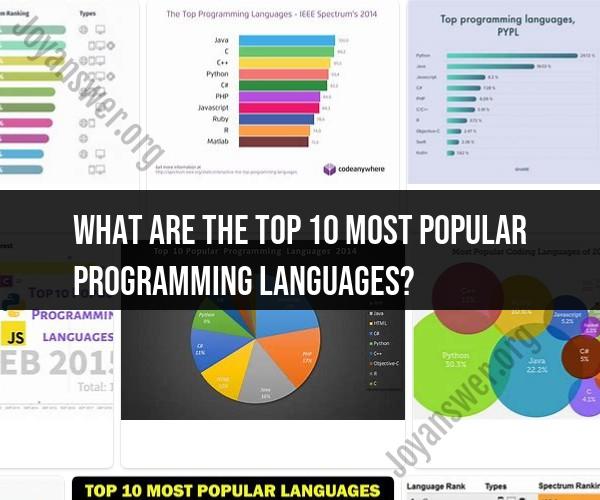 Decoding the Code: Top 10 Most Popular Programming Languages