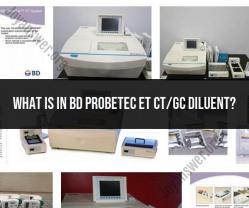Decoding the Contents of BD ProbeTec ET CT/GC Diluent