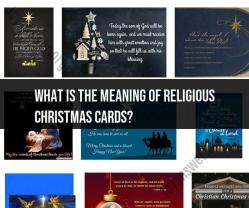 Decoding the Essence of Religious Christmas Cards