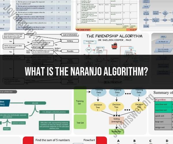 Decoding the Naranjo Algorithm: Assessing Adverse Drug Reactions