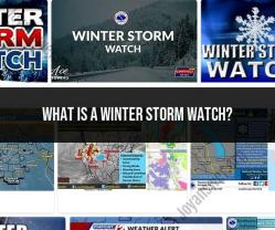 Decoding Winter Storm Watch: Weather Advisory Explanation