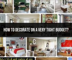 Decorating on a Tight Budget: Creative and Cost-Saving Ideas