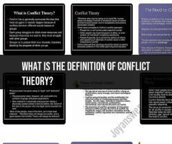 Defining Conflict Theory: A Sociological Perspective