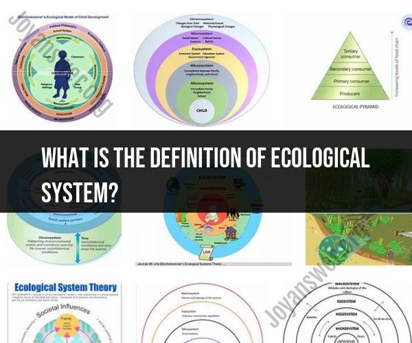 Defining Ecological Systems: A Comprehensive Explanation