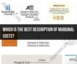 Defining Marginal Costs: Best Description and Examples