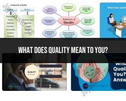 Defining Quality: Perspectives and Interpretations
