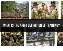 Definition of Training in the Army