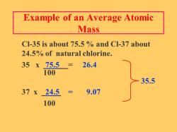 Demystifying Average Atomic Mass: Calculation and Significance