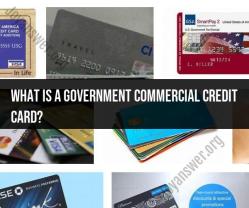 Demystifying Government Commercial Credit Cards