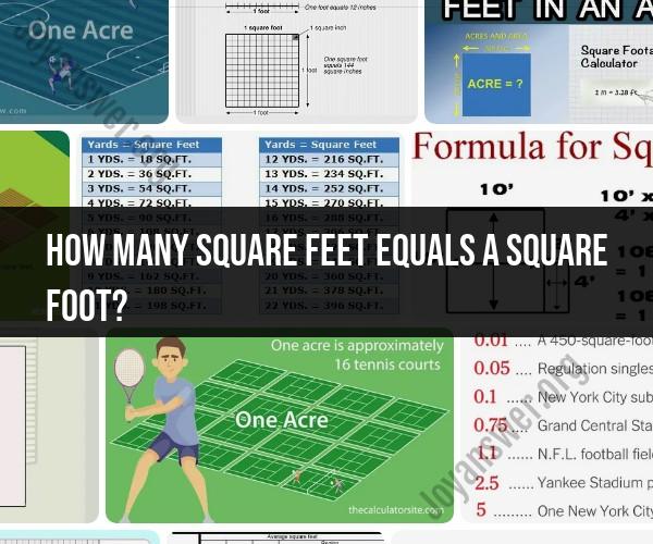 Demystifying Square Feet Equivalency