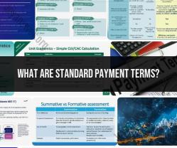 Demystifying Standard Payment Terms in Business