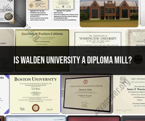 Demystifying Walden University: Separating Fact from Fiction