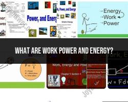 Demystifying Work, Power, and Energy