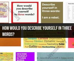 Describing Yourself in Three Words: Personal Branding Insights