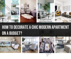 Designing a Stylish Modern Apartment on a Budget: Tips and Ideas
