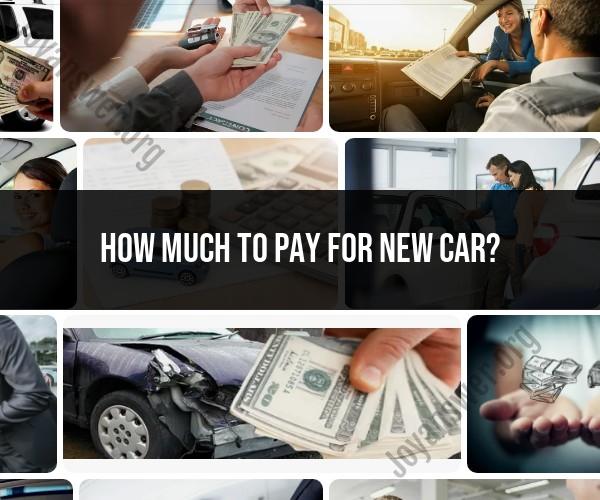 Determining the Cost of a New Car: A Buyer's Guide