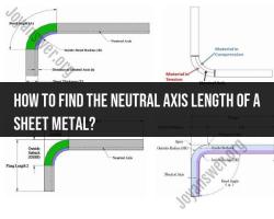 Determining the Neutral Axis Length of Sheet Metal