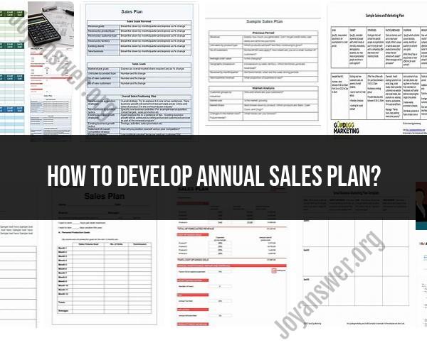 Developing an Annual Sales Plan: Key Steps and Strategies