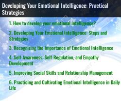 Developing Your Emotional Intelligence: Practical Strategies