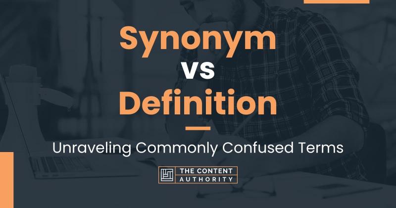 Difference Between Synonym and Thesaurus: Language Distinctions