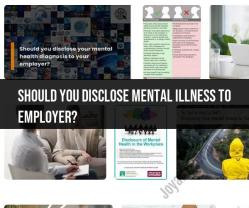 Disclosing Mental Illness to an Employer: Considerations and Strategies