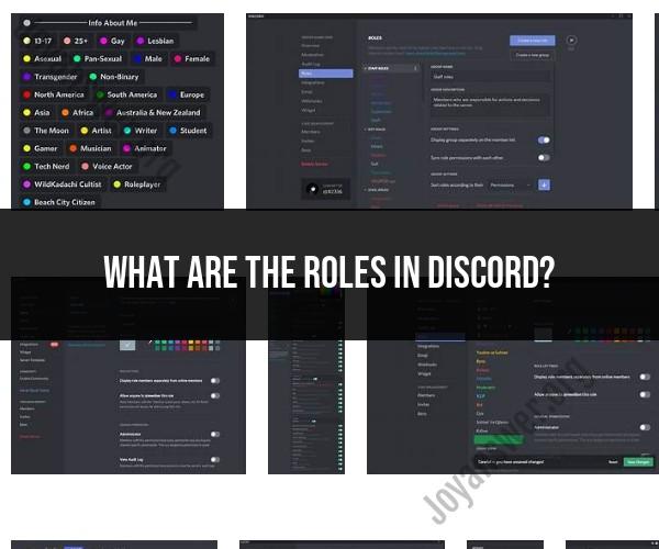 Discord Roles: Understanding Their Functions and Uses