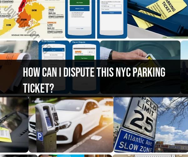 Disputing a NYC Parking Ticket: Step-by-Step Guide