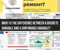 Distinguishing Between Discrete and Continuous Variables