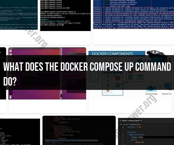 docker-compose up Command: Deployment in Docker