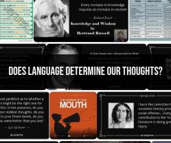 Does Language Determine Our Thoughts? The Linguistic Relativity Hypothesis