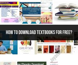 Downloading Textbooks for Free: Accessing Educational Resources