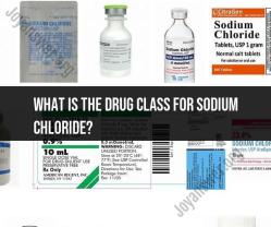 Drug Class for Sodium Chloride: Pharmaceutical Information