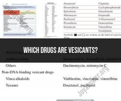 Drugs with Vesicant Properties: Identification and Handling