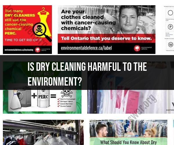 Dry Cleaning and the Environment: Unraveling its Ecological Impact