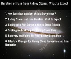 Duration of Pain from Kidney Stones: What to Expect