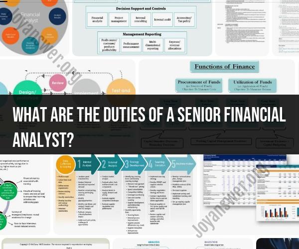 Duties of a Senior Financial Analyst: Roles and Responsibilities