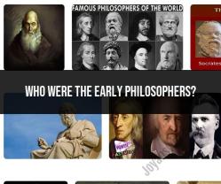 Early Philosophers: Pioneers of Thought in Ancient Times