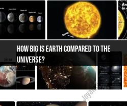 Earth's Size in the Universe: A Cosmic Perspective
