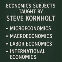 Economics Subjects Taught by Steve Kornholt